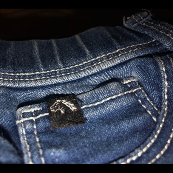 Girls Medium Wash Jeggings - Picture 2 of 5